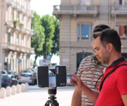 Rilievo digitale LIDAR del Palazzo Banca d'Italia - Bari